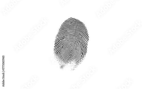Vector black fingerprint background. Human grunge individual finger prints, biometric thumb lines and hand marks.
