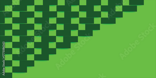 Set of grend , neon hard nd abstract seamless square tile pattern 2D background. Simple template banner design. Modern futuristic concept. Use for cover template, poster, web banner, Print ad.