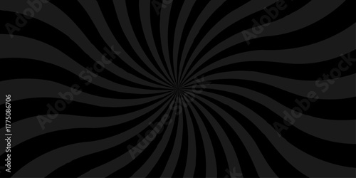 Retro abstract black and gray  colorful explosion vintage ray sunrise star sunbeam texture background. vector illustration circle light banner cartoon add design.	