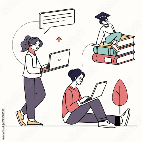 business man and woman