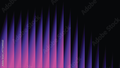 Vibrant purple gradient light beams on dark background
