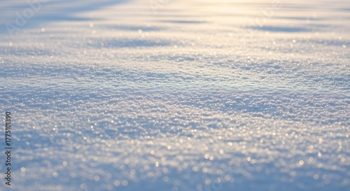 winter snowflakes on the surface of the snow as a background