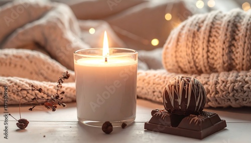 Winter Warmth: Soft Glow and Indulgent Cocoa

Scented Candle Serenity: A Moment of Relaxation