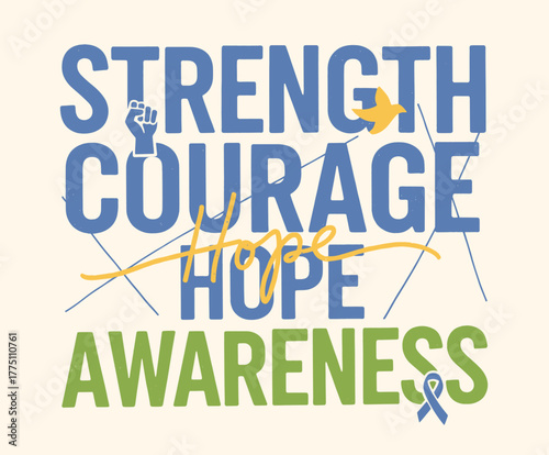 Breast cancer awareness month round emblem with hand drawn lettering. Vector pink ribbon circle icon on white background. Breast cancer awareness month pink ribbon vector women solidarity