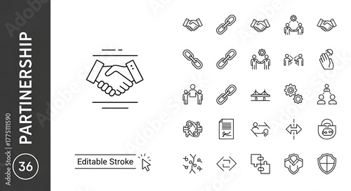 Minimal Linear Icons Representing Empathy and Social Change