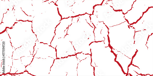 Intricate abstract crack line textures mimicking broken ground, lightning scars, or spidering veins in red versions—perfect for backgrounds or grunge-style projects.