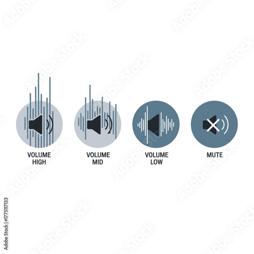 Volume icons