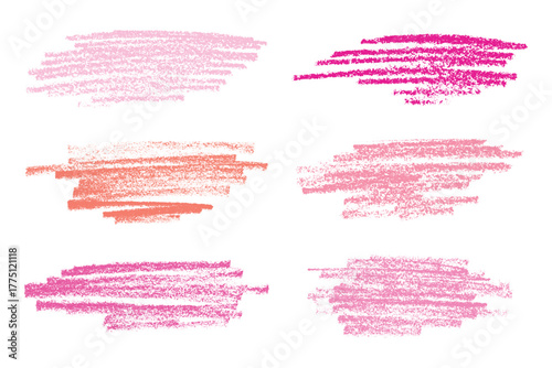 Set of brush paint stroke texture swatch Hand painted background Ink scribble dab clipart Paint smudge for tags and stamps design