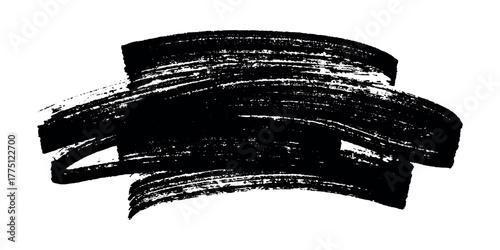 Brush paint stroke texture swatch Hand painted background Ink scribble dab clipart Paint smudge for tags and stamps design