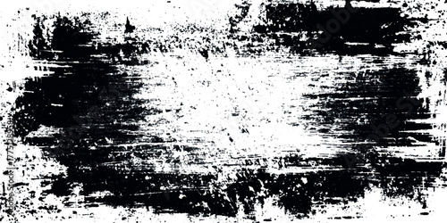 Retro black and white grunge design texture background scratched surface effect faded urban wall noise and artistic rough details.