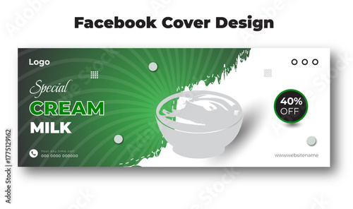 Special Milk Cream Social Media Post Design Template