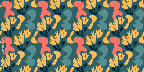 vector illustration abstract blurry spots seamless pattern