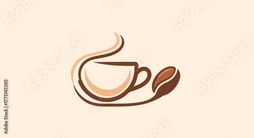 cup of coffee with beans