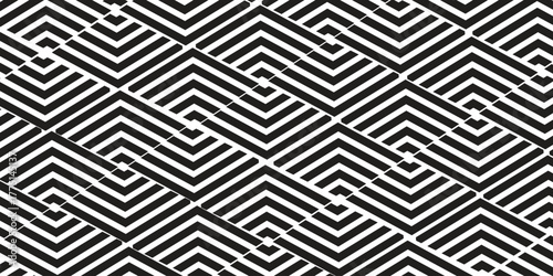Geometric Maze Pattern