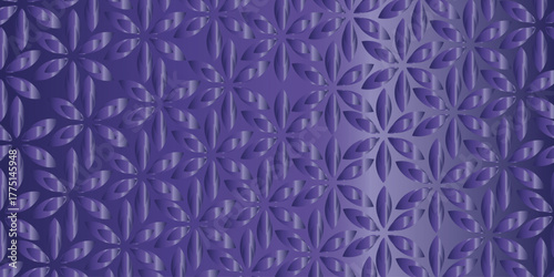 Purple Floral Pattern Texture