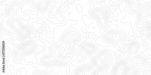 Abstract minimal The pattern discovery vector topo map creative discovery White wave grid stripe line map topography. vector geographic contour mounted map background.	