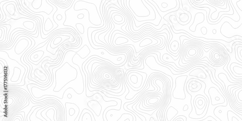 Abstract minimal pattern discovery vector topo map creative discovery White wave grid stripe line map topography. vector geographic contour mounted map background.	