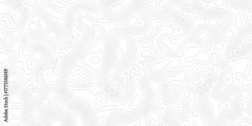 Abstract minimal The pattern discovery vector topo map creative discovery White wave grid stripe line map topography. vector geographic contour mounted map background.	