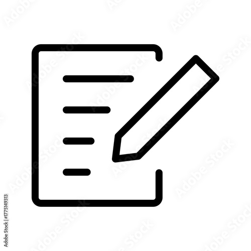 Document Edit File Modification Icon Set Featuring Writing, Updating, and Content Management Symbols for Modern Apps, Web, and Digital Platforms