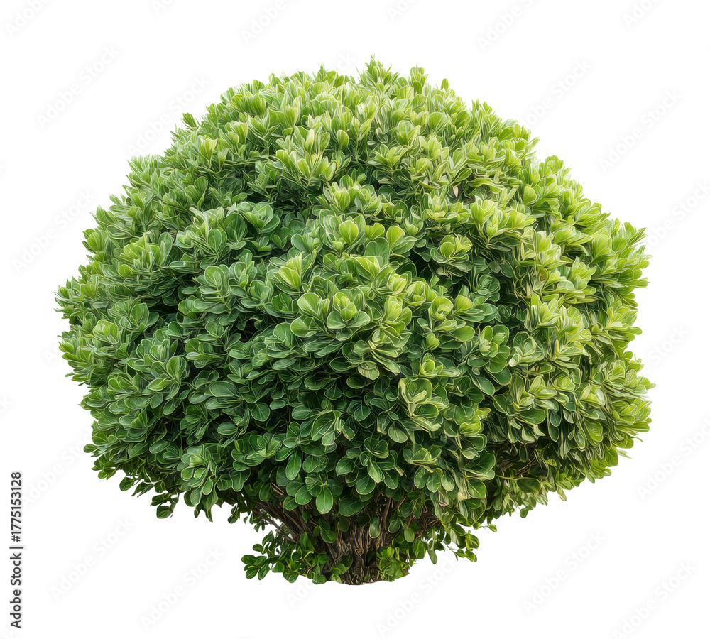 Obraz premium Pruning techniques for lush green shrubs in home gardens outdoors isolated on transparent background