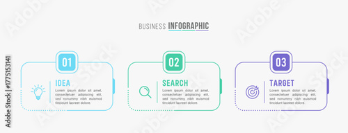 Vector infographic label design with circle infographics template design and 3-4-5 options or steps. Can be used for process diagram, presentations, workflow layout, banner, flow chart, info graph.