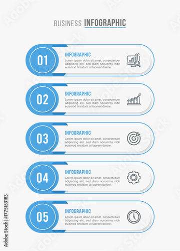 Vector infographic label design with circle infographics template design and 4-5-6 options or steps. Can be used for process diagram, presentations, workflow layout, banner, flow chart, info graph.