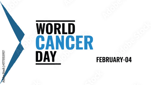 World Cancer Day Illustration with Symbol on February 4th to Promote Awareness and Support