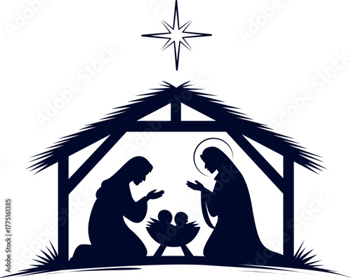 Epiphany silhouette vector design