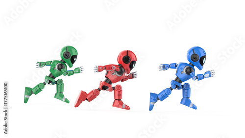 Assistant ai robots run in competition