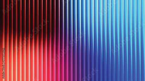 Vertical Stripes of Contrasting Colors Abstract Background with a Smooth Gradient Transition Effect Featuring Red Purple and Blue