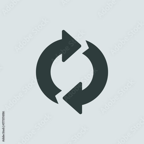 Circular arrow icon representing refresh or repeat action