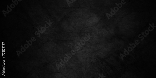 Black texture chalk board and black board wall structure texture. Texture abstract black charcoal wall Stone concrete grungy backdrop background. dark grey black slate texture background.	