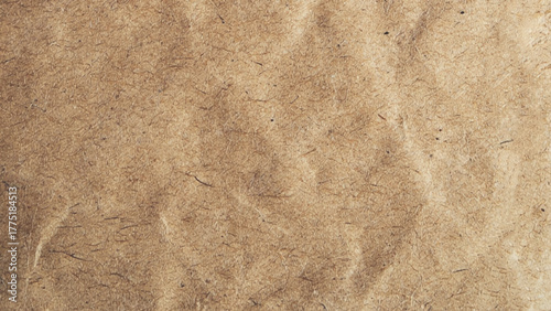 Top view of vintage beige paper texture with copy space. Brown cardboard carton texture for background. Top view