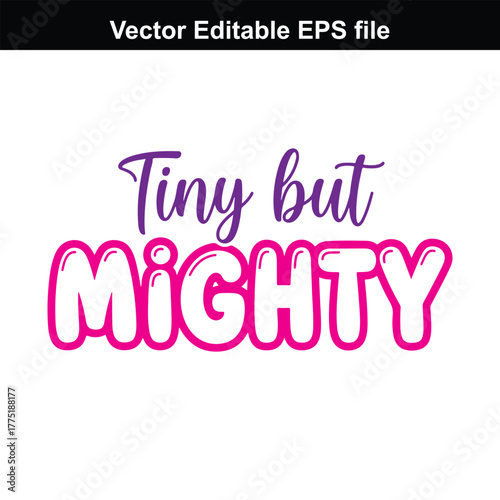 Tiny but mighty text design