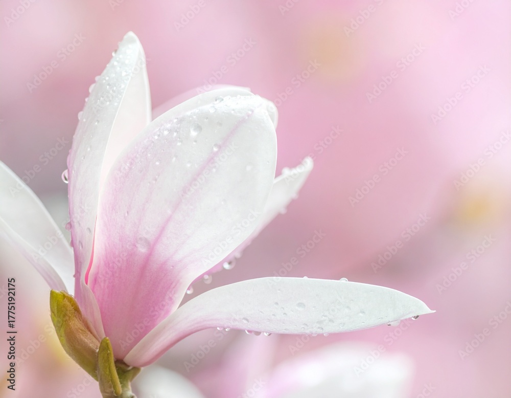 Fototapeta premium pink magnolia flower