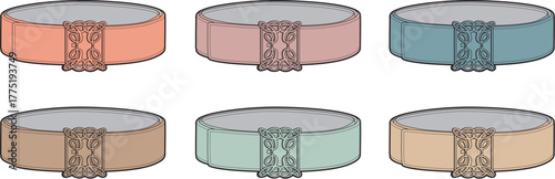 Abstract illustration of various cylinder-shaped forms in a geometric pattern, offering versatility