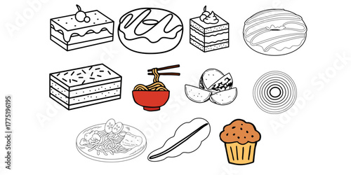 Delicious desserts and savory snacks draw attention to food blog promotions, tantalizing treats for culinary creatives, and delightful menus for foodies