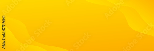 Abstract yellow-orange gradient wave background, modern fluid banner design for sales promotion, summer template, website, header and more