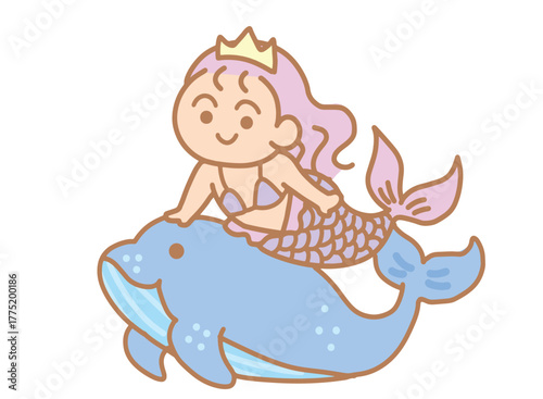 The Little Mermaid and the Little Whale