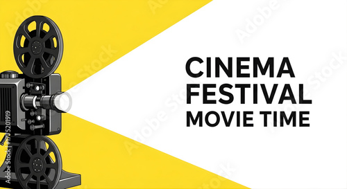 Cinema projector movie festival time entertainment