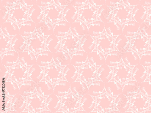 幾何学模様の淡いピンクが優しく広がる抽象的背景・壁紙素材236