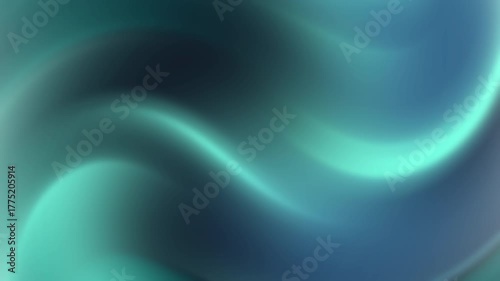 Tron background evokes a futuristic aurora borealis illustration with electric green and blue colors dancing.