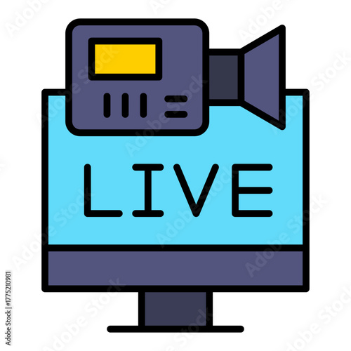 Live streaming Icon