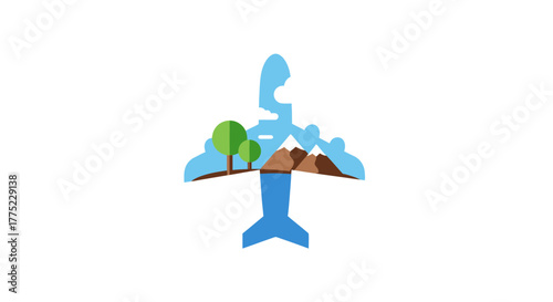 Philippine Archipelago Airplane - A Symbol of Travel and Natural Beauty.