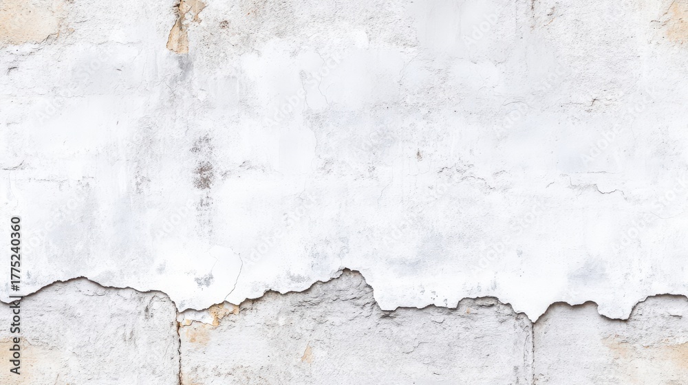 Obraz premium Weathered Wall Texture: A close-up shot of a textured, aged wall, showcasing the beauty of time, showcasing the intricate details of wear and tear, and natural beauty.