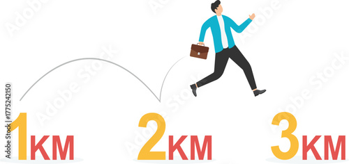 Social media illustration, business concept, web design

