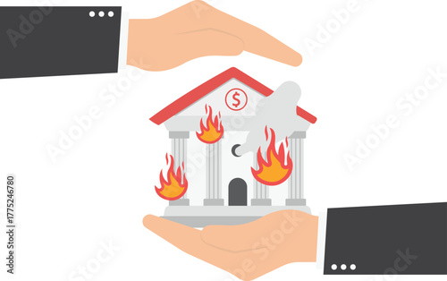 Investing in risks and crises, operating at a loss, wasting money, holding burning bills in your hands
