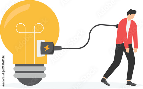 Business idea to make money concept, innovation and creativity to make profit investment,
