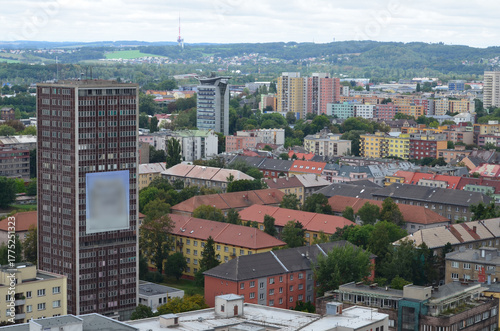 Ostrawa z lotu ptaka, kraj morawsko-śląski, Czechy/Ostrava aerial view, Moravian-Silesian Land, Czechia