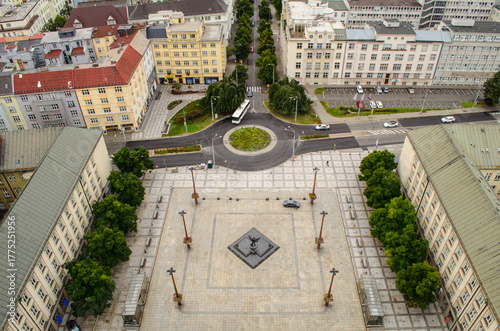 Ostrawa z lotu ptaka, kraj morawsko-śląski, Czechy/Ostrava aerial view, Moravian-Silesian Land, Czechia
